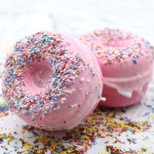 Load image into Gallery viewer, Raspberry Doughnut Bath Bomb