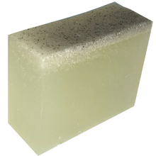 Load image into Gallery viewer, single standing vegan gardener's peppermint and pumice stone organics soap bar