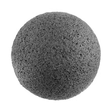 Load image into Gallery viewer, eco friendly and natural black bamboo charcoal konjac facial and body sponge