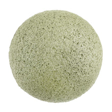 Load image into Gallery viewer, eco friendly and natural green tea konjac facial and body sponge