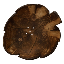 Load image into Gallery viewer, leaf shaped dish made from coconut shell
