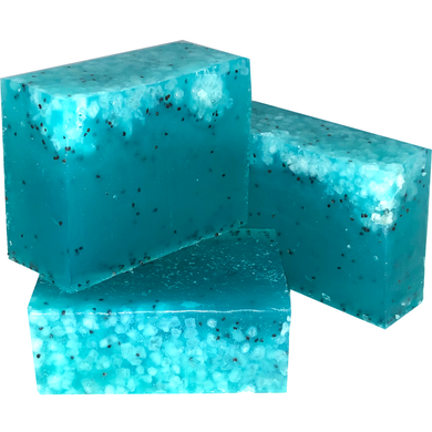 three Dead Sea salt organic soap bars
