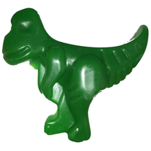 Load image into Gallery viewer, green t-rex dinosaur shaped kids soap bar
