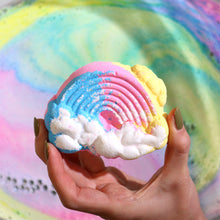 Load image into Gallery viewer, Limited Edition! Rainbow Cloud Bath Bomb
