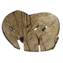 Load image into Gallery viewer, elephant shaped dish made from coconut shell
