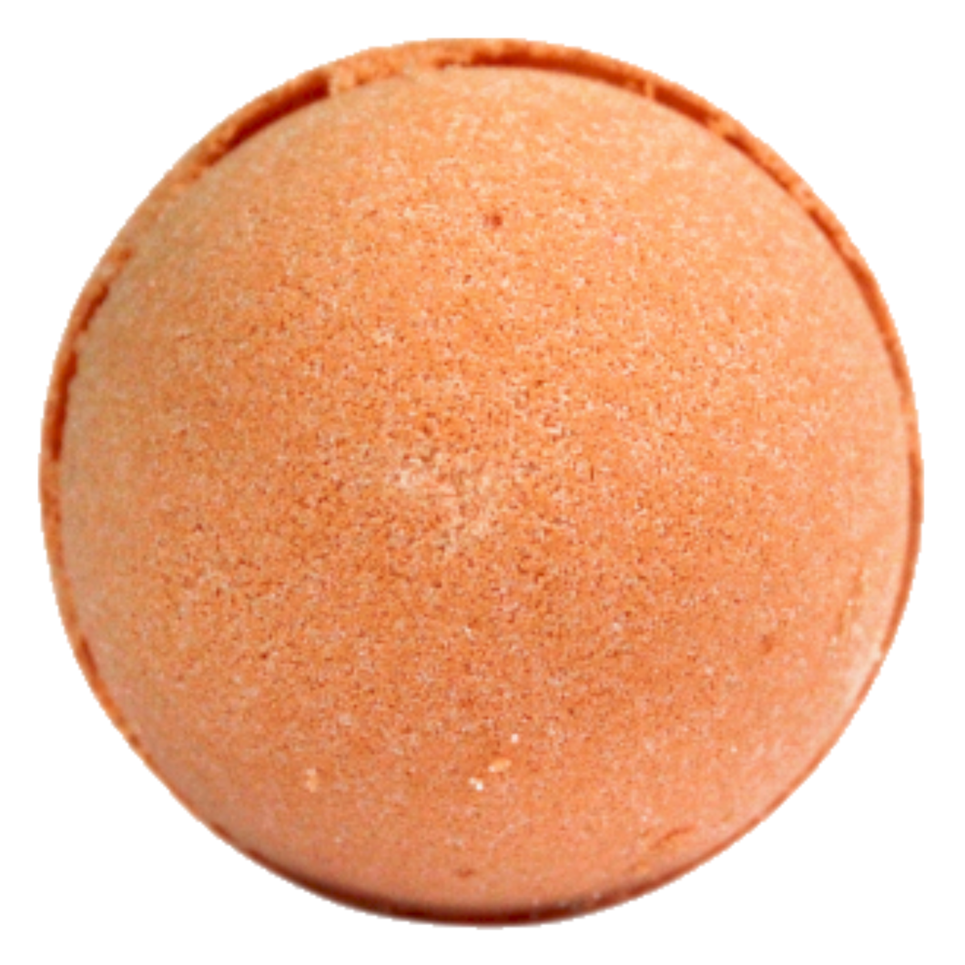 grapefruit and tangerine jumbo bath bomb. Refreshing bath bomb that helps revive your skin and awaken your senses. 